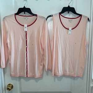 NWT TALBOTS Two-piece sweater sit. Absolutely feminine. Lightweight. Sz: Medium